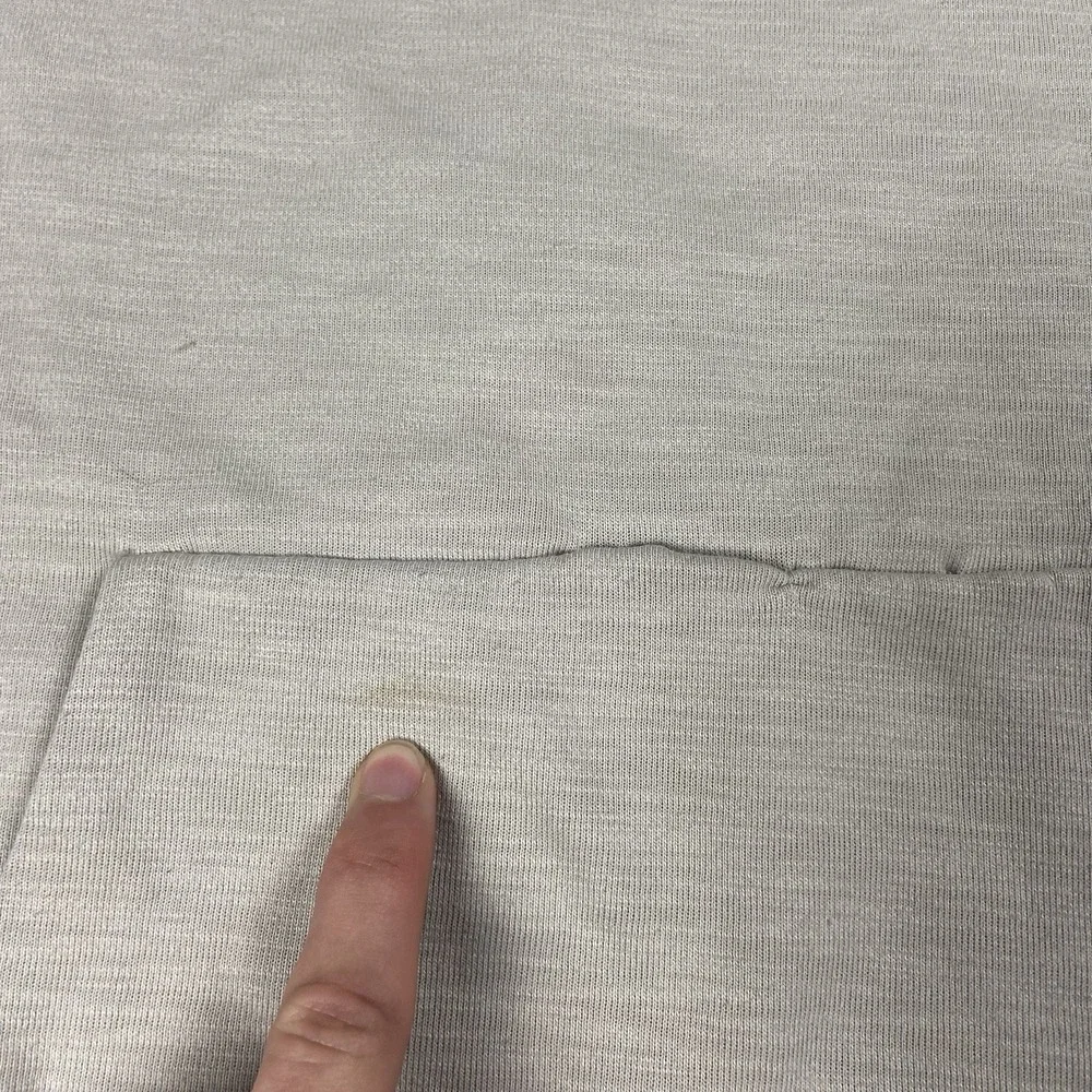 Nike Tech Fleece Sweatshirt Size Medium Beige Optic Pocket Crewneck Pullover